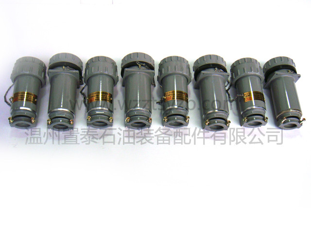 移动式无火花型大电流电缆连接器单芯插头插座